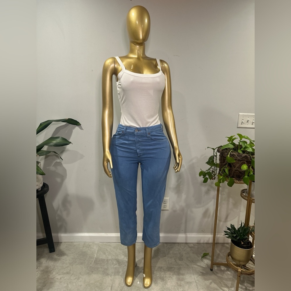 AGOLDE High-waisted blue denim jeans PARKER JEAN 27 #denim #highwaisted‎ #90s
